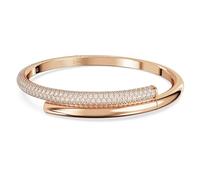Swarovski Jewellery Swarovski Dextera Round Cut Rose Gold Tone Magnetic Closure Bangle 1 x 6.3cm, 17.4cm