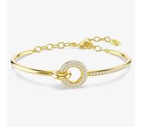 Swarovski Dextera Gold Tone Plated Crystal Set Bracelet 5743568