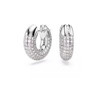 Swarovski Dextera Hoop Earrings Metal 5618306 - Woman - Stainless Steel Silver