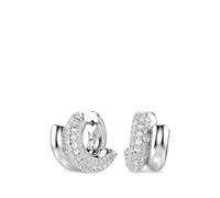 Swarovski Dextera hoop earrings - Silver One Size