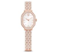 Swarovski Dextera Octagon Swiss Made Watch Metal Strap Rose Gold Tone Rose Gold Finish