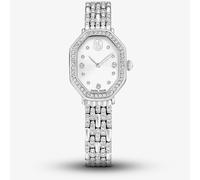 Swarovski Dextera Octagon Watch, Swiss-Made & Water-Resistant Stainless Steel Wristwatch, Rose Gold-Tone Finish with Clear Crystals & Metal Bracelet Strap, Part of The Dextera Collection