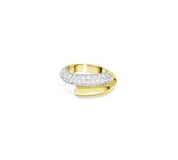 Swarovski Dextera ring, White, Gold-tone plated