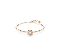 Swarovski Dextera Rose-Gold Round Cut Stud Bangle Bracelet