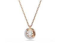 Swarovski Dextera Rose Gold-tone White Round Cut Pendant 5692257 - Classic - Crystal / Rose Gold-tone Plated