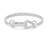 Swarovski Dextera Soft Bracelet, Clear Crystals in a Rhodium Plating, from the Dextera Collection, Size Large
