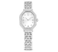 Swarovski Dextera Swiss Made Octagon Watch, Metal Strap, Silver, Stainless Steel