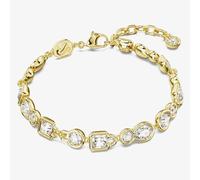 Swarovski Dextera White Mixed Cuts Gold Tone Plated Bracelet 5667044 (M)