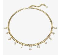 Swarovski Dextera White Mixed Cuts Gold Tone Plated Necklace 5663338