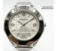 SWAROVSKI Dextera Women's Swiss Made Silver Tone Crystal Watch 5634648 New