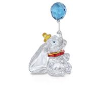 Swarovski Disney Classics Dumbo Figurine, Multicoloured Faceted Crystal with Lacquered Metal Accents, Part of the Disney Classics Collection