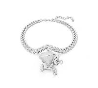 Swarovski Disney Mickey Mouse Rhodium Plated White Pendant 5668773