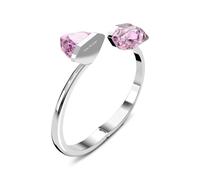 Swarovski droplet bangle bracelet - Silver S