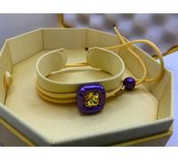 Swarovski Dulcis Choker Necklace Cushion cut purple new boxed. 5613645