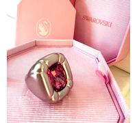 Swarovski Dulcis cocktail ring Cushion cut Pink Size 58