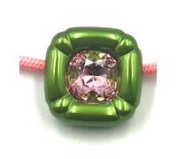 Swarovski Ladies Choker Necklace Pink Textile Dulcis Crystal 5601585
