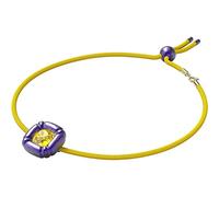 Swarovski Dulcis necklace, Cushion cut crystals, Purple