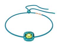Swarovski Dulcis Necklace Light Blue Crystal Pop Art Aluminium Cord 5601586