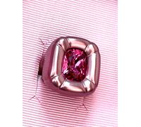 SWAROVSKI DULCIS PINK RING SIZE 55 CUSHION CUT COCKTAIL DRESS GIFT
