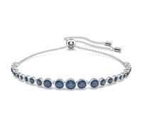 SWAROVSKI Emily Tennis Bracelet Collection With Clear, Blue and Pink Crystals (Amazon Exclusive)