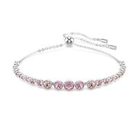Swarovski Emily Tennis Bracelet Jewelry Collection, Clear Crystals, Blue Crystals, Pink Crystals (Amazon Exclusive), One Size, Metal, no gemstone