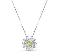 Swarovski Eternal Flower Pendant Necklace, One Size, Stainless Steel, Cubic Zirconia