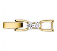 Swarovski Extenders Swarovski Tennis Deluxe Bracelet or Tennis Deluxe Necklace Yellow Gold Tone Extender