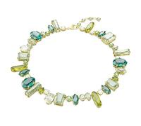 Swarovski Gema All-Around Necklace, Multi-Coloured Crystals in a Gold-Tone Plated Setting, from the Gema Collection