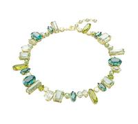 Swarovski Gema All-Around Necklace, Multi-Coloured Crystals in a Gold-Tone Plated Setting, from the Gema Collection