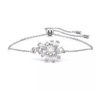 Swarovski Gema Bracelet Flower, White, Rhodium Plated New 135€