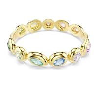 Swarovski Gema bracelet, mixed cut, multicoloured, gold plated, L, Crystal, Crystal