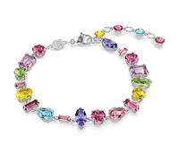 Swarovski Gema Bracelet, Multi-Coloured Crystals in a Rhodium Plated setting, from the Gema Collection