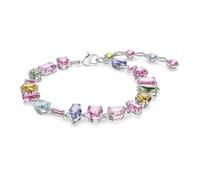 Swarovski Gema Bracelet, Multi-Coloured Crystals in a Rhodium Plated setting, from the Gema Collection