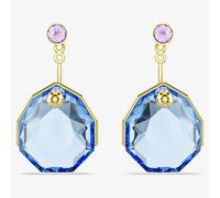 Swarovski Gema Gold Tone Plated Blue Crystal Ear Jackets 5737449
