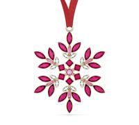 Swarovski Ornaments Swarovski Gema Holiday Red Crystal Ornament 9.3 x 0.7 x 7.5cm
