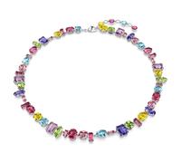 Swarovski Gema Necklace, Mixed Cuts, Multicolored, Rhodium Plated 5656397