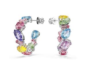 Swarovski Gemstone 5692412 asymmetrical hoop earrings