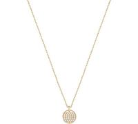 Swarovski Ginger Pendant, White, Rose-gold tone plated