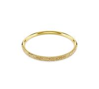Swarovski Sublima Round Bangle, Brown, Gold shiny