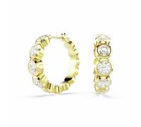 Swarovski Gold Tone Plated Crystal Imber Hoop Earrings