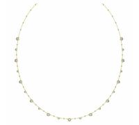 Swarovski Gold Tone Plated Imber Strandage Chain Necklace