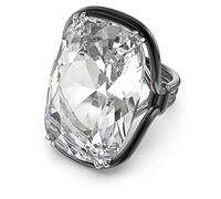 Swarovski Harmonia cocktail ring, Oversized crystal, White, Mixed metal finish, 55