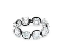 Swarovski Harmonia bracelet, Cushion cut, White, Mixed metal finish