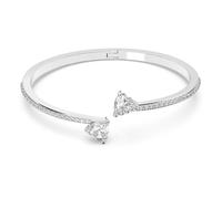 Swarovski Attract Soul Bangle White Rhodium Plated Bangle - Size S - Swarovski Crystal / Rhodium Plated
