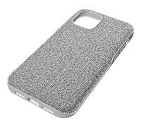 Swarovski High iPhone 12 Pro Max Case, Silver Tone Crystal Smartphone Case from the High Collection