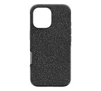 Swarovski High Phone Case for iPhone 17, Black Crystals, Compatible with iPhone 17 Smartphone and Official Apple Chargers, Part of the High Collection