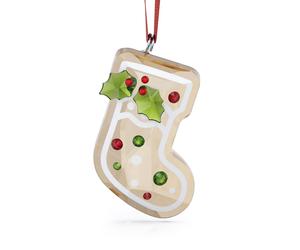 Swarovski Holiday Cheers Gingerbread Stocking Ornament 5681581 - Bold - Crystal