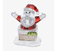 Swarovski Holiday Cheers Santa Claus Chimney Ornament 5701507