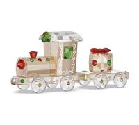 Swarovski Holiday Cheers Train Set 5732578 - Unisex - Glass Champagne/Gold/Green/Red/Transparent 3.6 x 2.5 x 8.3 cm