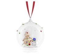 Swarovski Christmas Tree & Snowman Ball Ornament